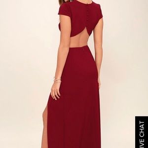 Maroon dress